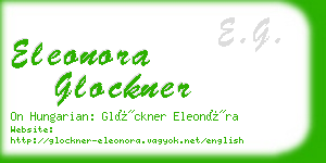 eleonora glockner business card